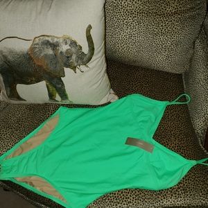❤ J Crew Bathing Suit NWT Bright Mint Green